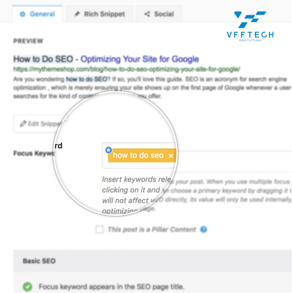 Focus Keyword