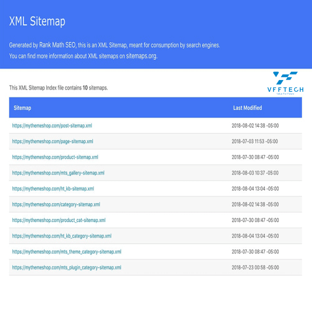 XML Sitemap