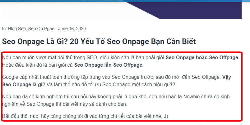 doan intro dau bai viet