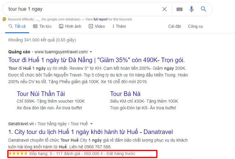hien thi thong so ky thuat