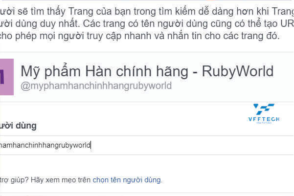 username-fanpage