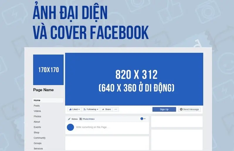 Kích thước Ảnh Bìa Facebook