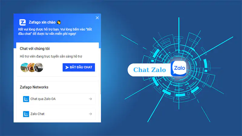 tích hợp zalo vào website